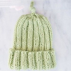 ♥️ 4 for $25 ❤ #H Handmade Crocheted Baby Infant Hat Cap Green